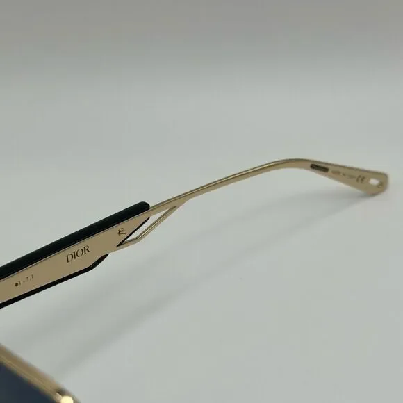 NEW Dior Sunglasses Archidior S1U Shiny Gold Blue Women - Picture 3 of 13